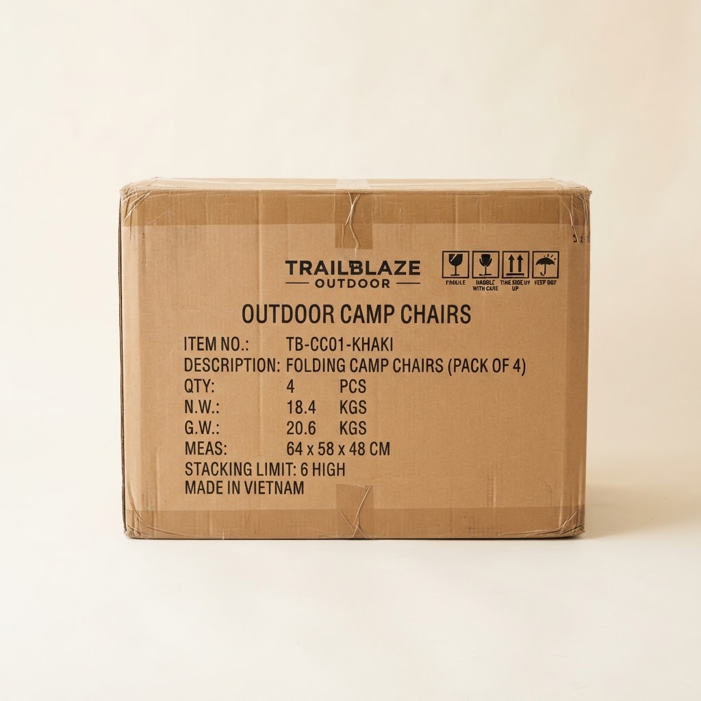 Master export carton packaging
